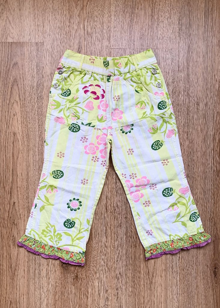 Vintage oilily broek bloemetjes maat 122, Kinderen en Baby's, Broek, Gebruikt, Oilily, Verzenden