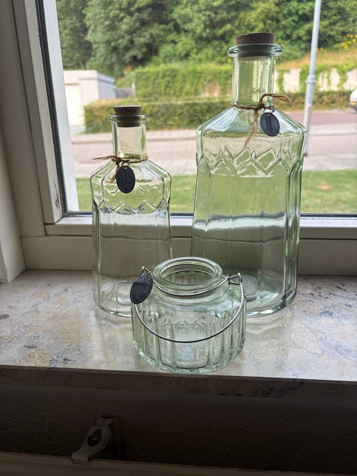 Decoratie Riverdale, Ophalen, Transparant, Geschikt voor droogbloemen, Glas