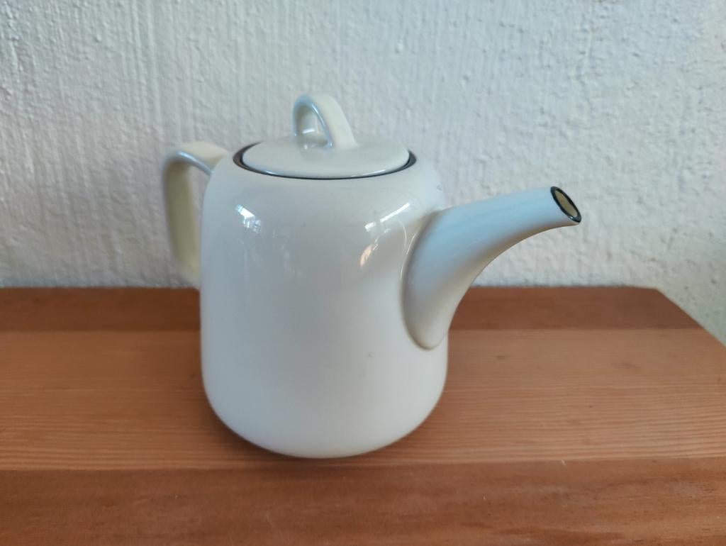 Theepot schekkan keramiek wit Xenos, Ophalen of Verzenden, Gebruikt