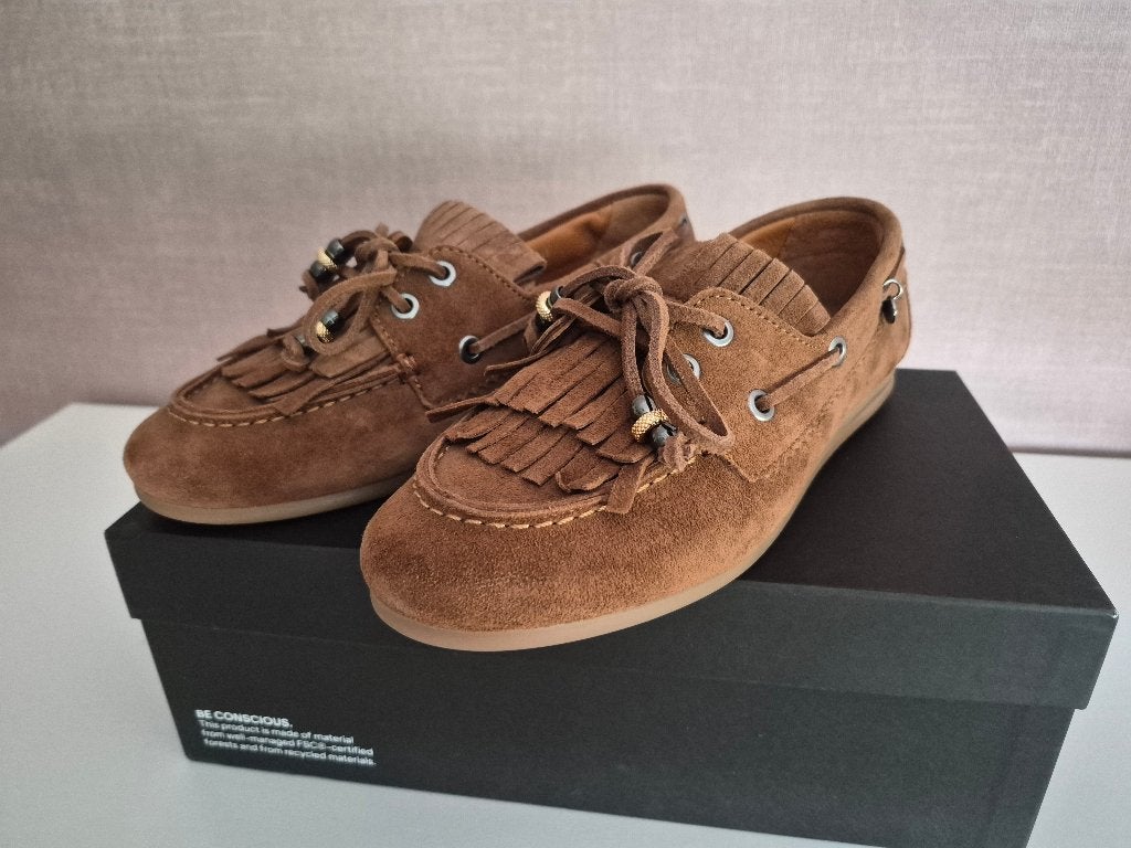 Via Vai Mocassins/Loafers mt. 38 June Loua, Kleding | Dames, Schoenen, Via Vai, Bruin, Verzenden, Nieuw