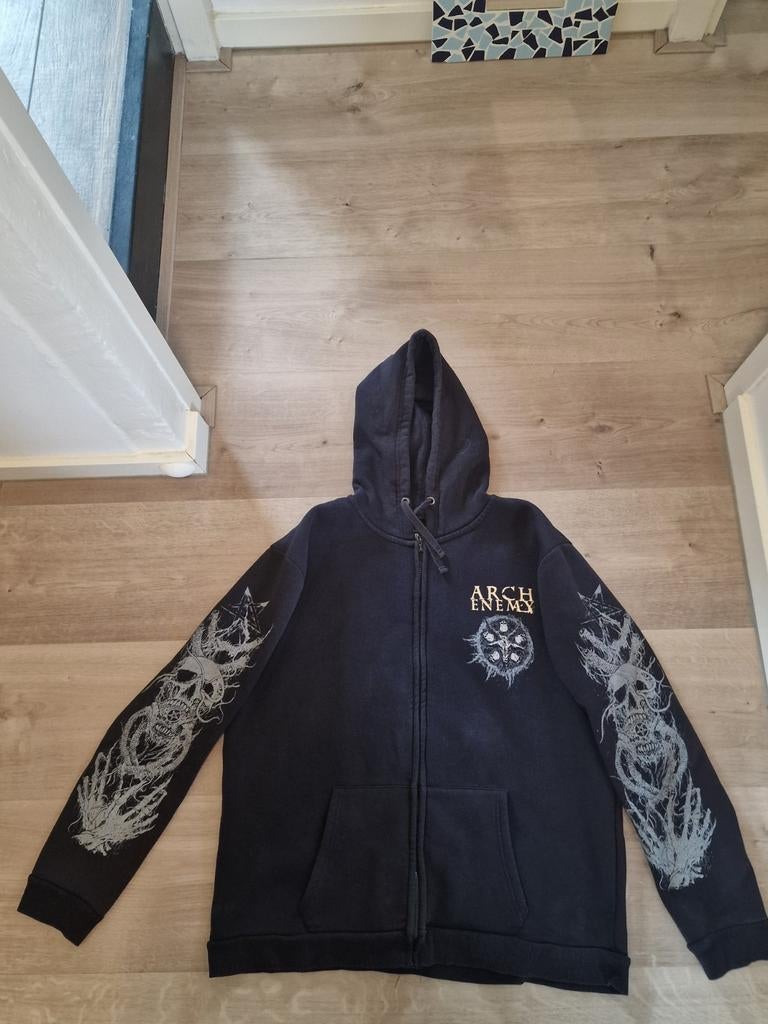 Arch Enemy zipper, Ophalen of Verzenden, Gedragen, Maat 56/58 (XL), Zwart