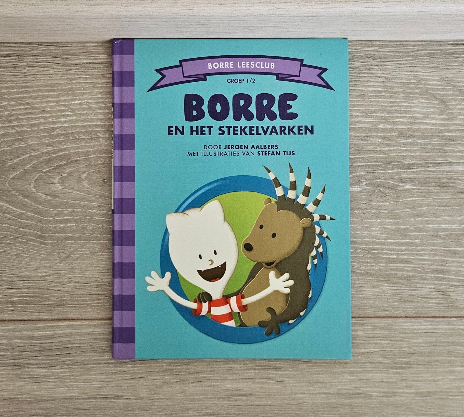 Leesboek 'Borre en het stekelvarken', Boeken, Fictie algemeen, Ophalen of Verzenden, Zo goed als nieuw, Jeroen Aalbers
