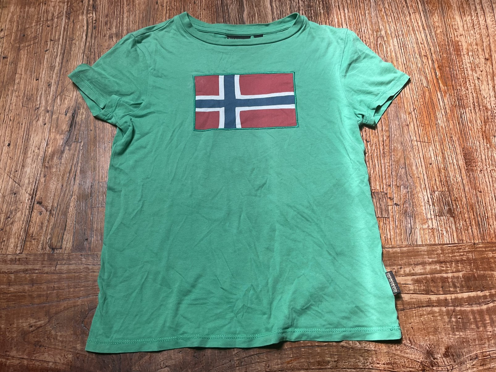 Napapijri t shirt 140, Ophalen of Verzenden, Zo goed als nieuw, Jongen, Shirt of Longsleeve