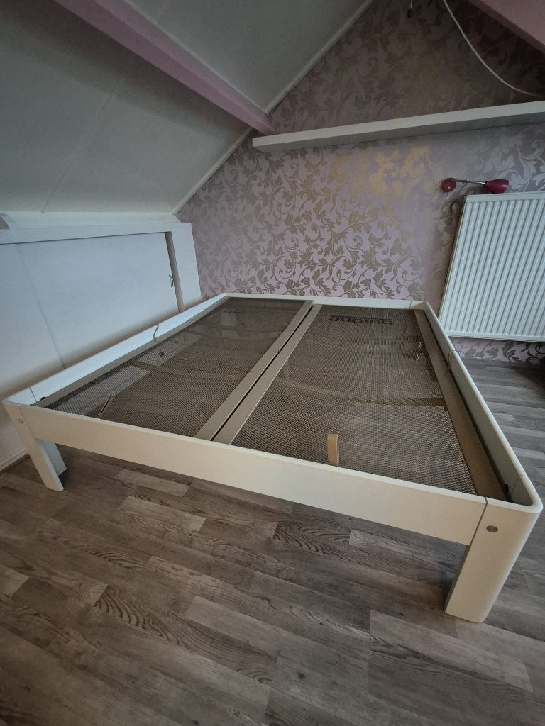 Auping Auronde bed - 180 x 200 - wit - 48cm, Huis en Inrichting, Ophalen, Wit, Tweepersoons, 180 cm
