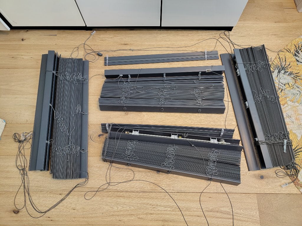 Jaloezien/Luxaflex, Ophalen, Jaloezie, Gebruikt, Grijs