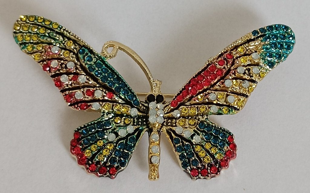 Vlinder broche, Overige materialen, Overige kleuren, Nieuw, Ophalen of Verzenden