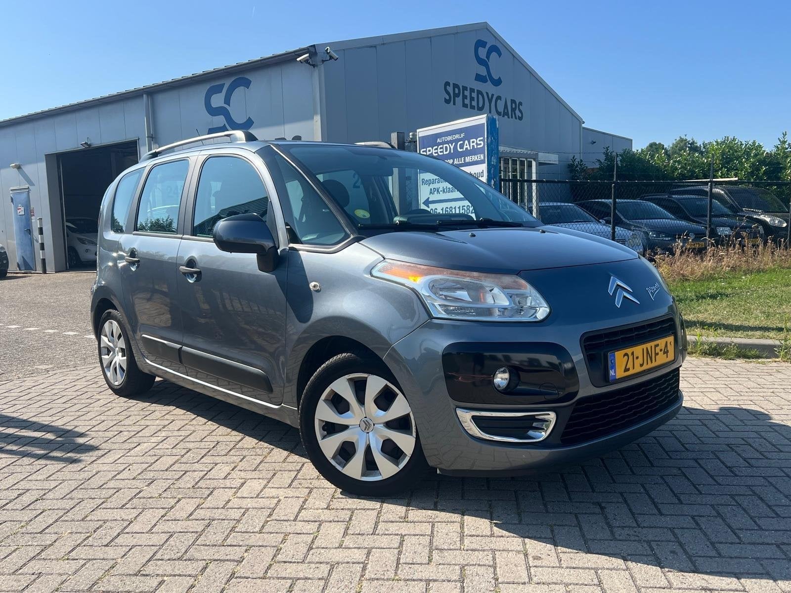 Citroen C3 Picasso 1.4 VTi Aura Weinig KM! Cruise Airco, Voorwielaandrijving, Stof, Gebruikt, Origineel Nederlands