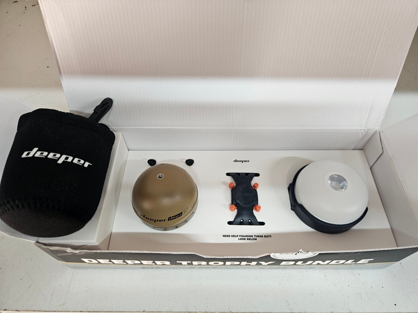 Deeper chirp +2 Trophy Bundle - Fishfinder en Accessoires, Ophalen, Zo goed als nieuw, Overige typen