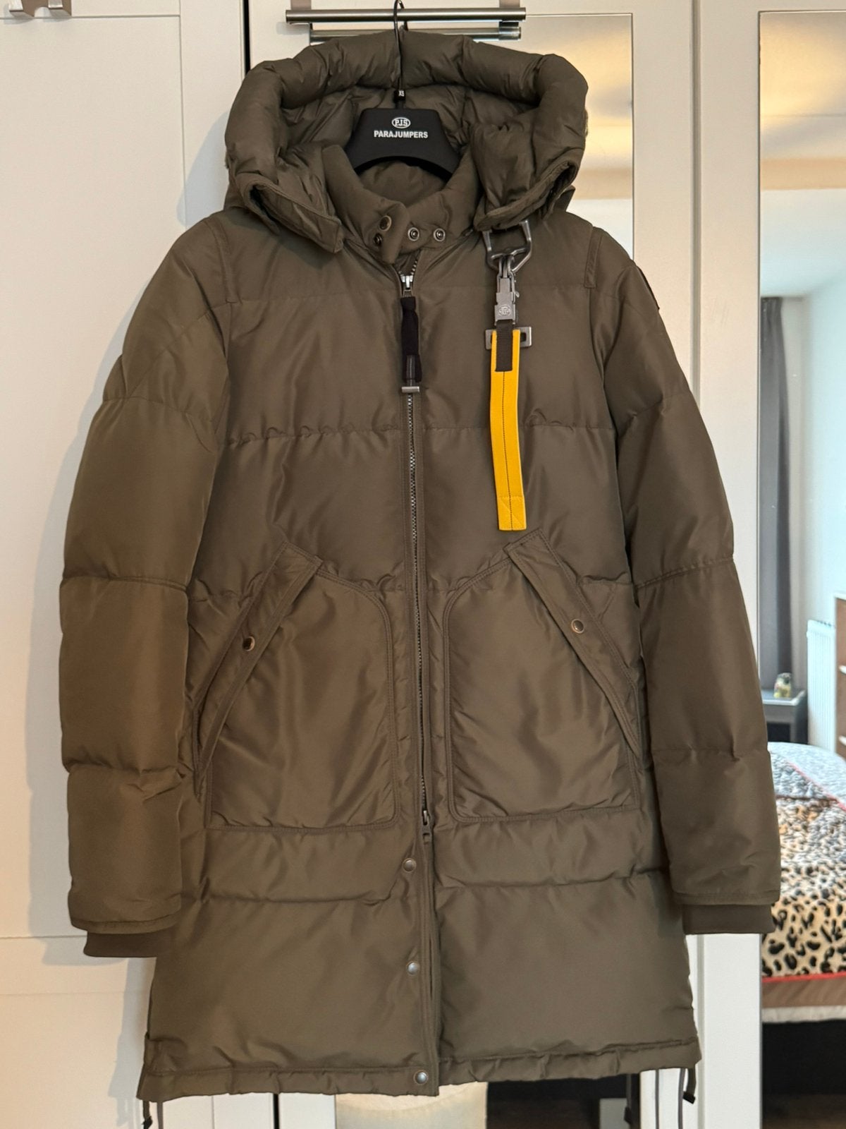 Parajumpers long bear - woman jacket, Ophalen, Zo goed als nieuw, Maat 34 (XS) of kleiner, Groen