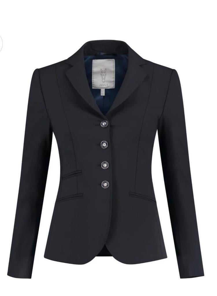 Te koop jasje juuls/ juul c maat 34 donkerblauw, Dieren en Toebehoren, Ophalen of Verzenden, Zo goed als nieuw, Dressuur, Bovenkleding