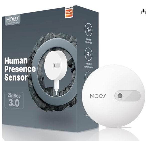 MOES ES1ZZ 24GHz mmWave Radar ZigBee aanwezigheidssensor, Hobby en Vrije tijd, Elektronica-componenten, Info@zdvshop.nl, Merefeltstraat 15
