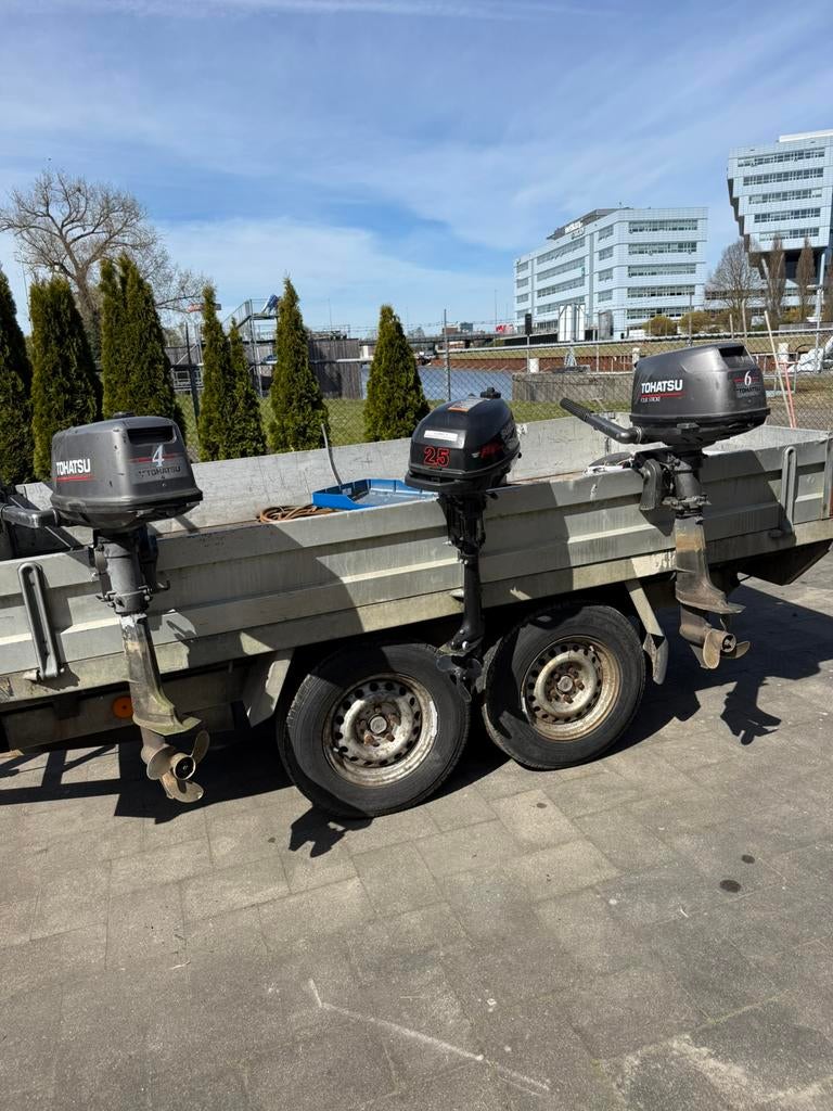 2 x buitenboordmotoren., Watersport en Boten, Buiten- en Binnenboordmotoren, Ophalen of Verzenden, Gebruikt, Benzine