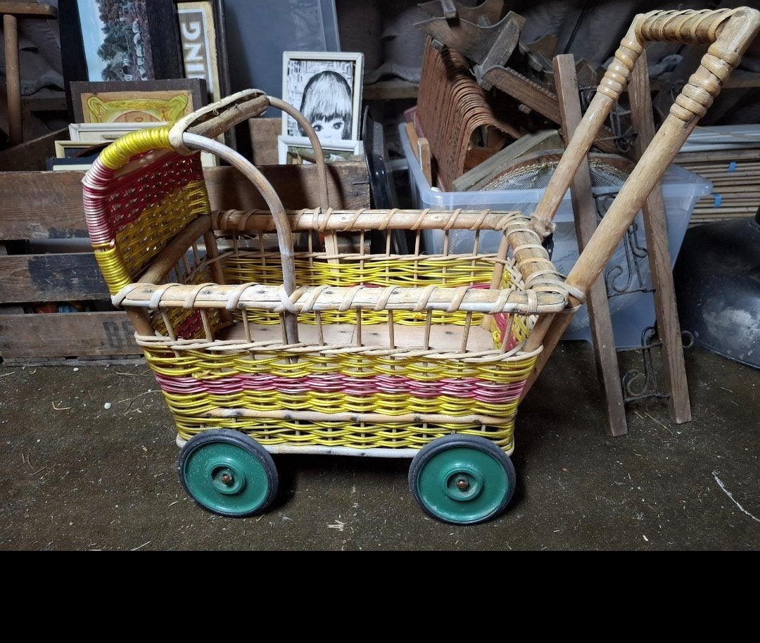 Vintage poppenwagen, Ophalen of Verzenden
