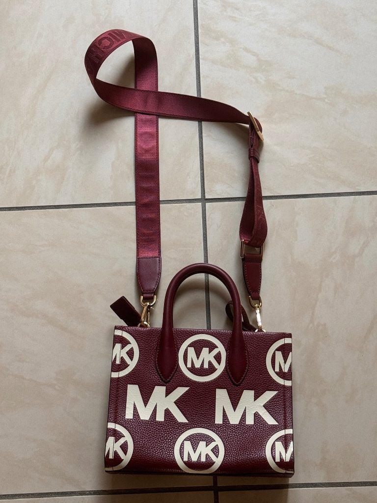 Michael Kors Mirella tas nieuw van  €425 voor slechts €60!, Verzenden, Nieuw, Rood, Handtas