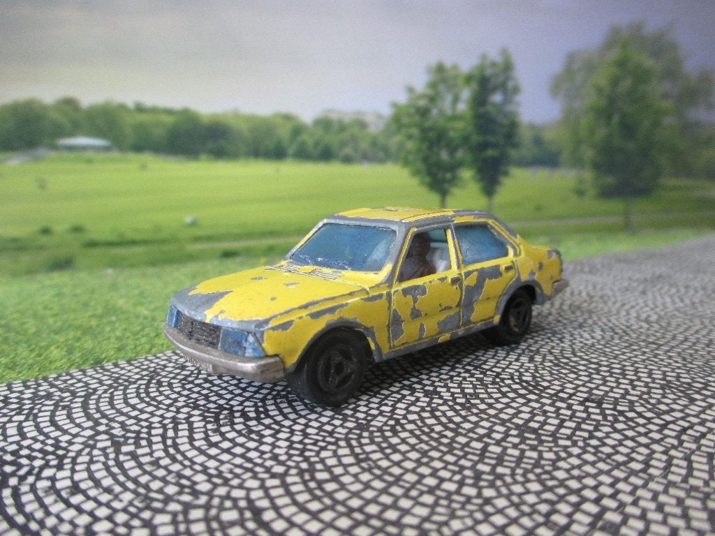 1:66 Renault 18 TAXI - Majorette 266, Ophalen of Verzenden, Gebruikt, Auto