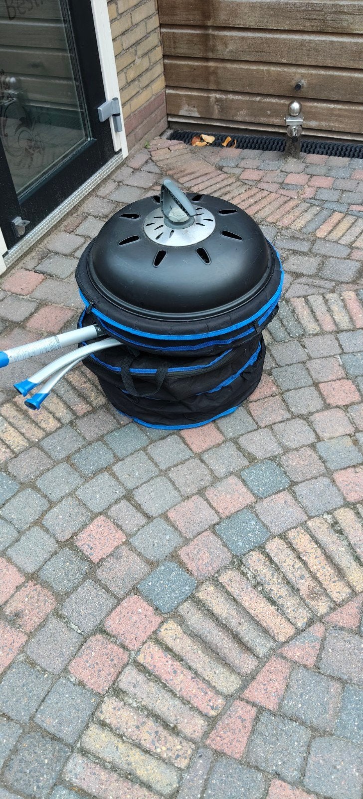 Cadac Carry Chef Skotelbraai / BBQ met veel accessoires., Tuin en Terras, Gasbarbecues, Ophalen of Verzenden, Gebruikt