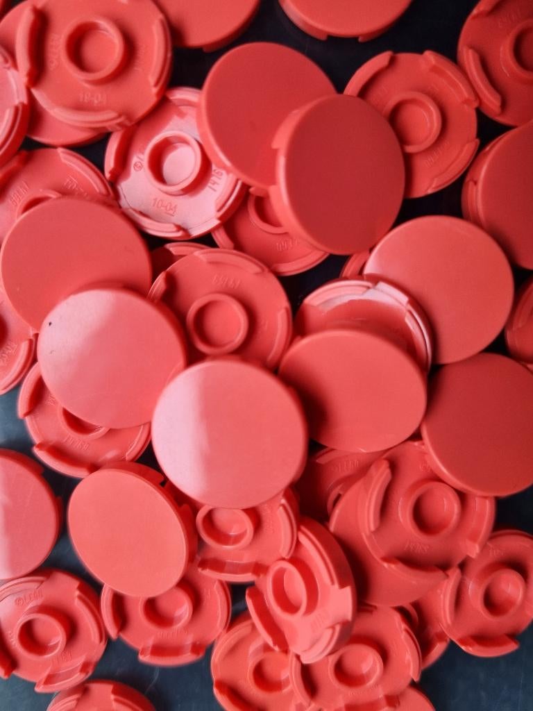 Lego 2x2 round tile, Coral (per 50), Ophalen of Verzenden, Nieuw, Losse stenen, Lego