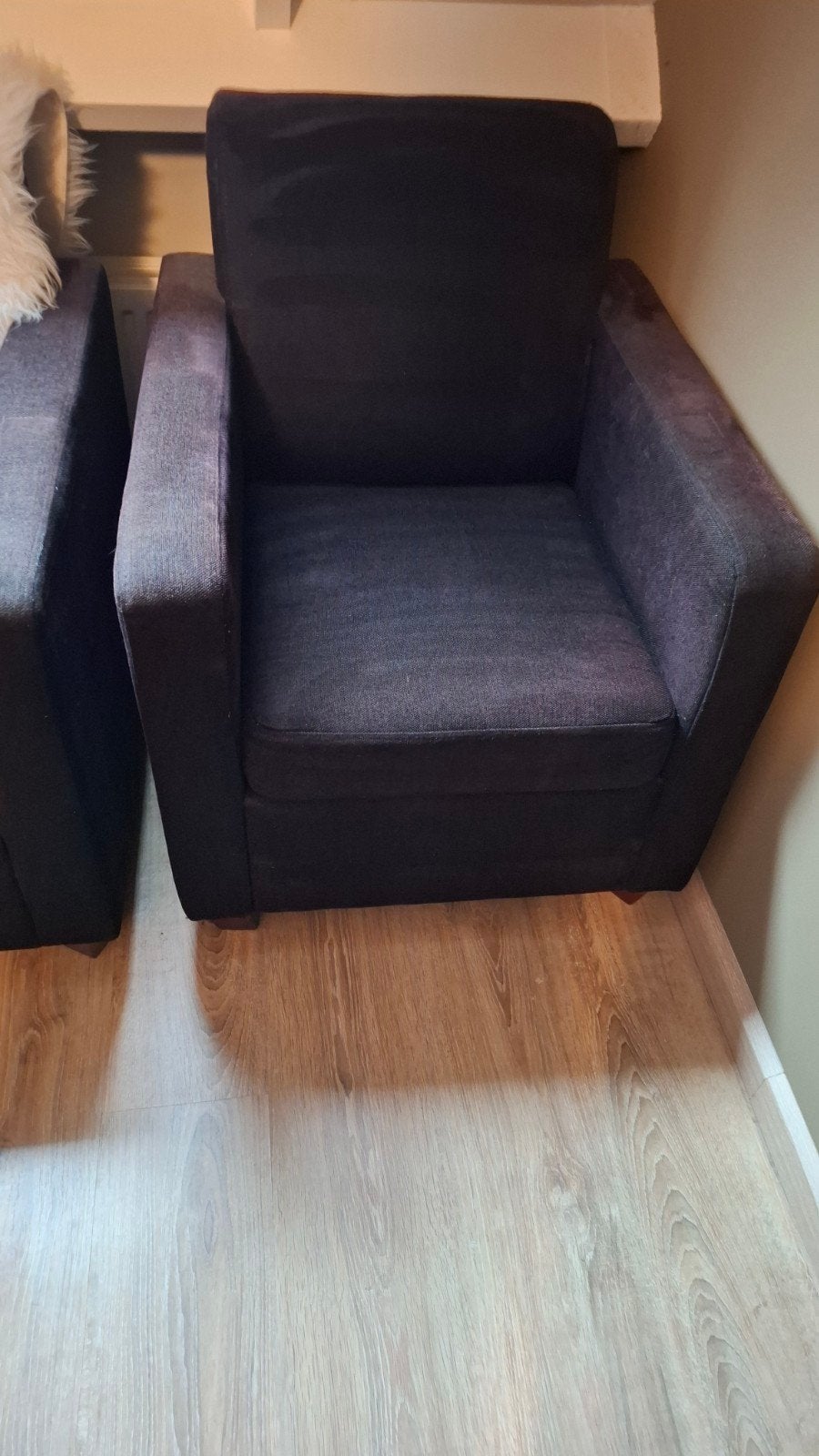 2 fauteuils, Ophalen, Gebruikt, Minder dan 75 cm, Stof