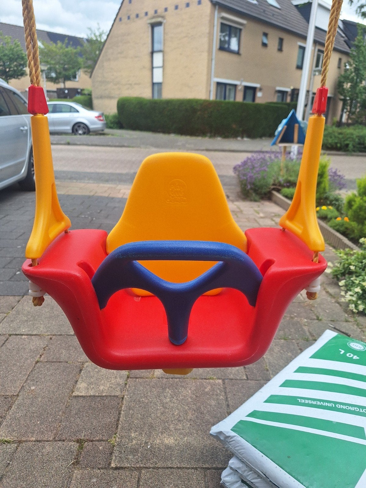 Playtive Junior 3-delige schommel, Kinderen en Baby's, Speelgoed | Buiten | Speeltoestellen, Ophalen, Gebruikt, Schommel