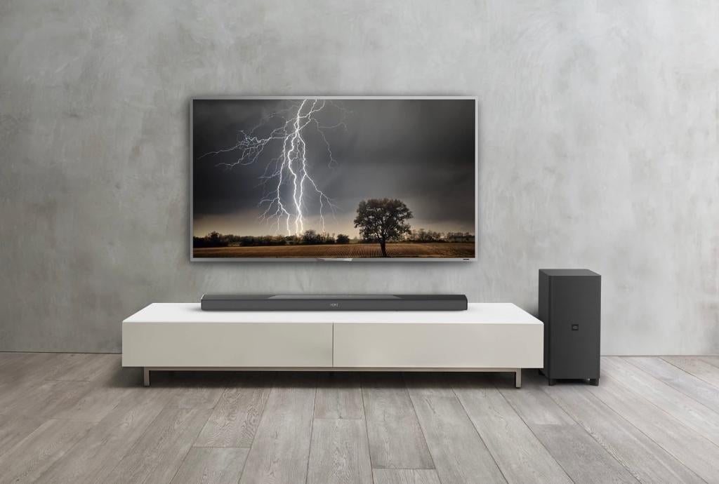 Philips Fidelio Skyquake Soundbar met Subwoofer draadloos, Ophalen, Bluetooth, Gebruikt