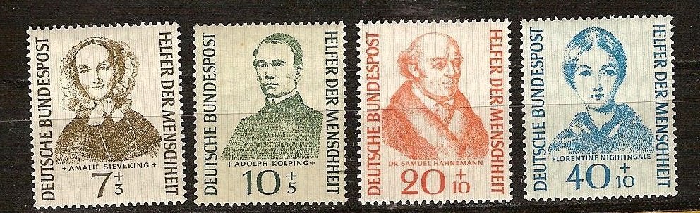 BRD 222-225 postfris, Ophalen of Verzenden, BRD, Postfris