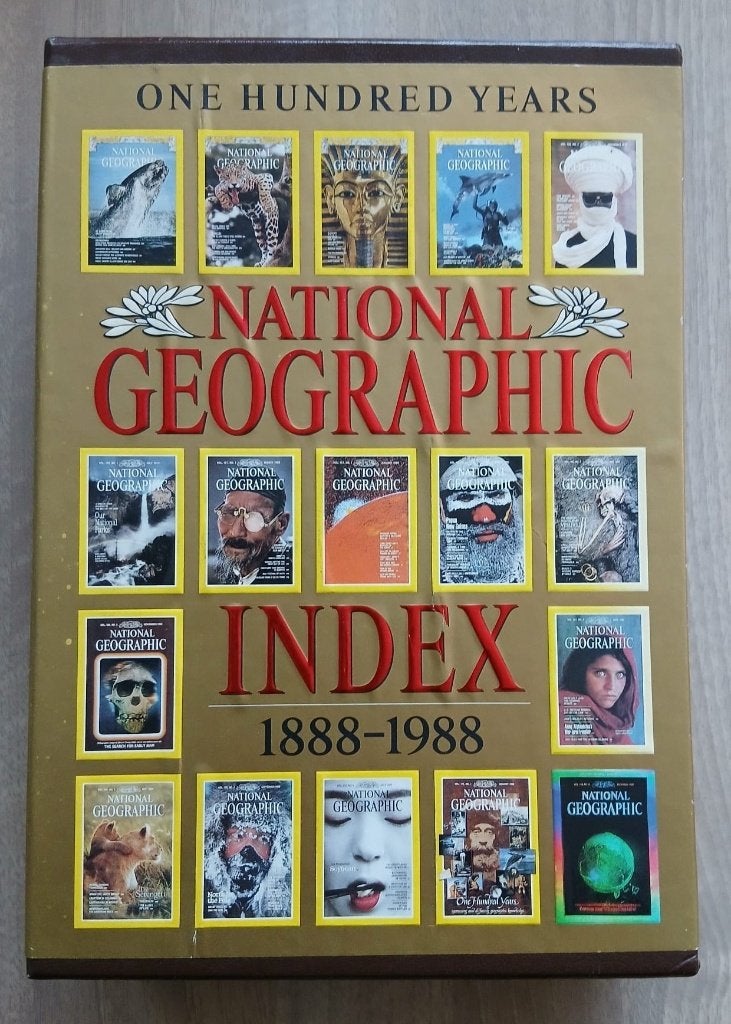 National Geographic Index 1888-1988., Ophalen of Verzenden, Zo goed als nieuw, Wetenschap en Natuur