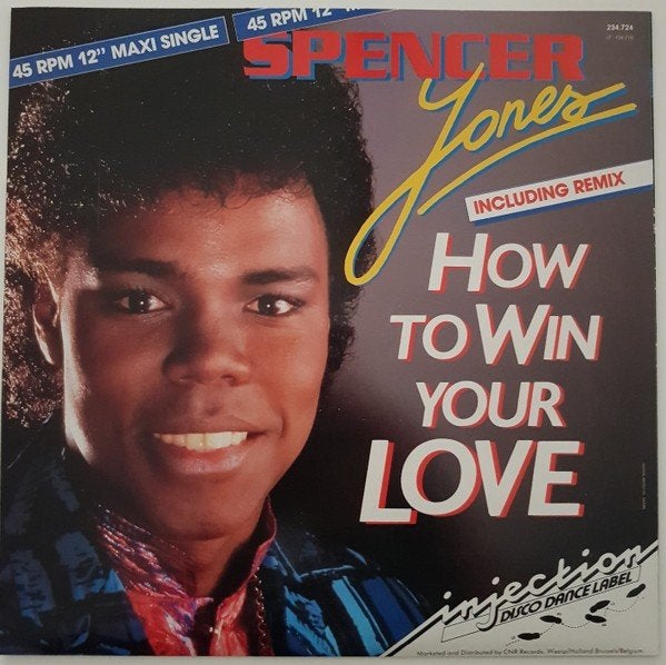 Spencer Jones – How To Win Your Love 1985 disco 12" maxi, Originele persing, Ophalen of Verzenden, Gebruikt, 12 inch