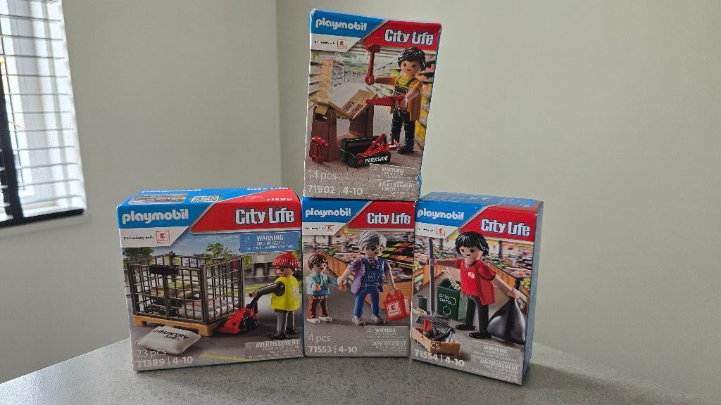 Playmobil 4x Kaufland set nieuw in doos, Kinderen en Baby's, Speelgoed | Playmobil, Ophalen of Verzenden, Nieuw, Complete set