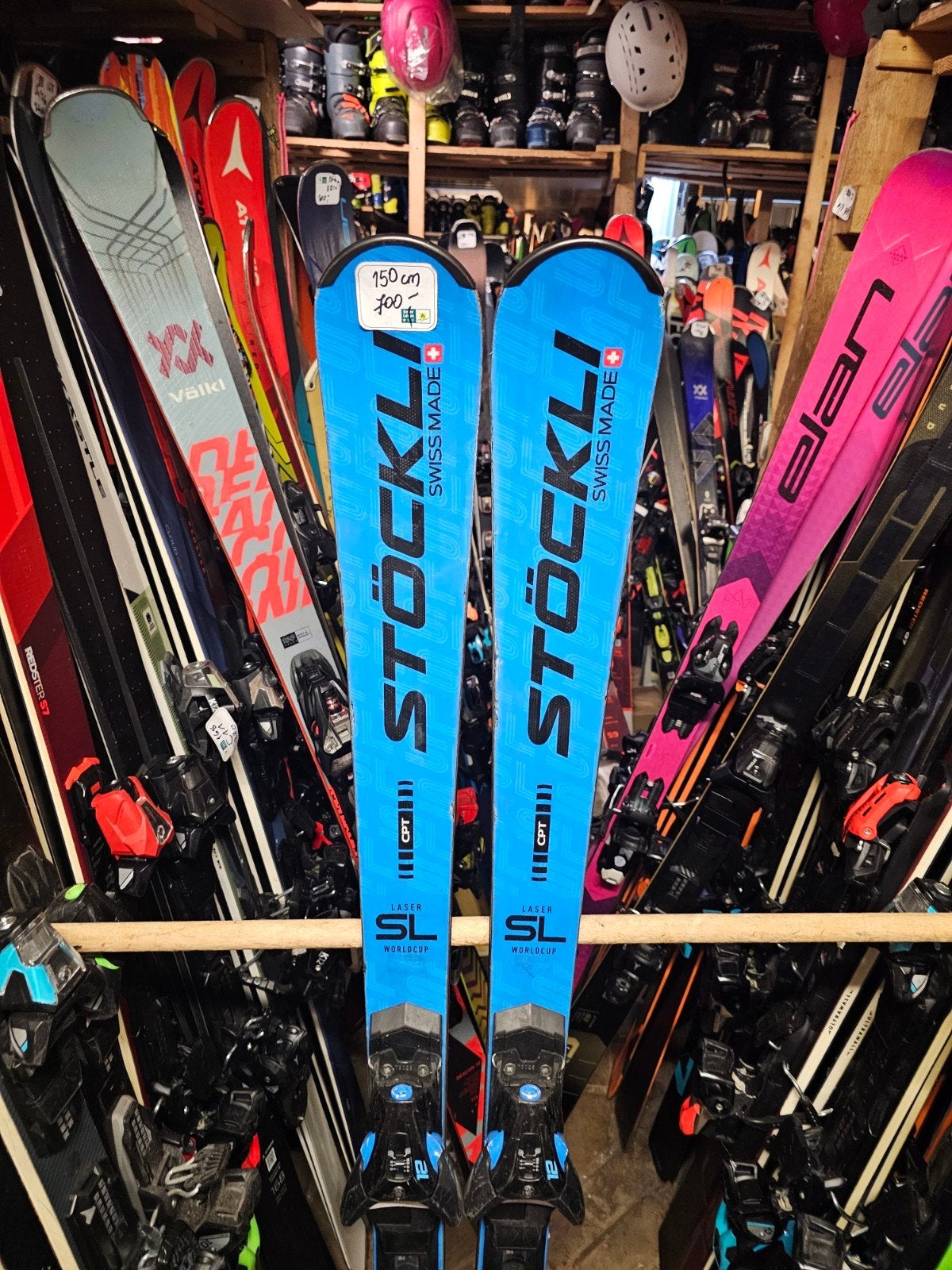 150cm STOCKLI LASER SL VOOR KENNERS 1600€ BEST OP WERELD, Overige merken, Gebruikt, Ophalen of Verzenden, Carve