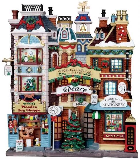 Lemax Christmas Lane (Facade), Diversen, Kerst, Verzenden, Zo goed als nieuw
