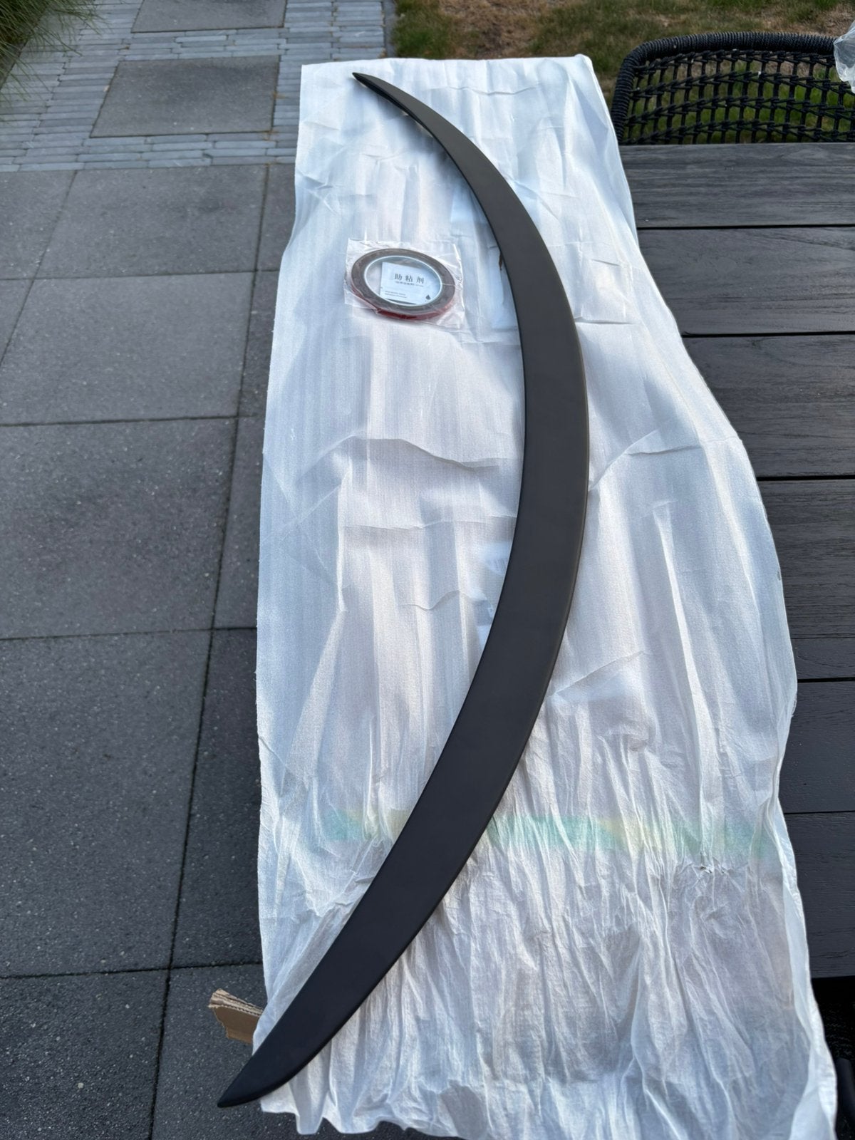 Tesla Model 3 2019-2023 achter spoiler mat zwart (Nieuw), Ophalen of Verzenden