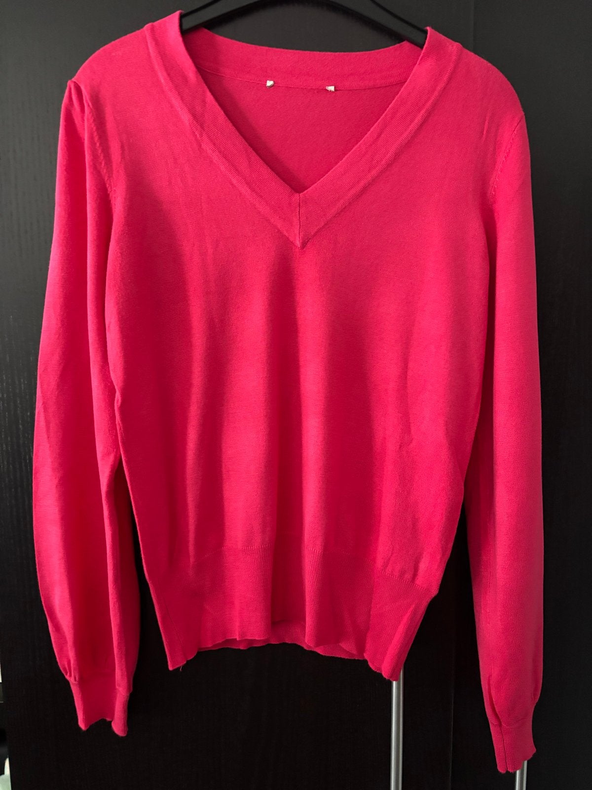 Roze V-hals trui van &CO Woman, maat M, Ophalen of Verzenden, Zo goed als nieuw, Maat 38/40 (M), Roze