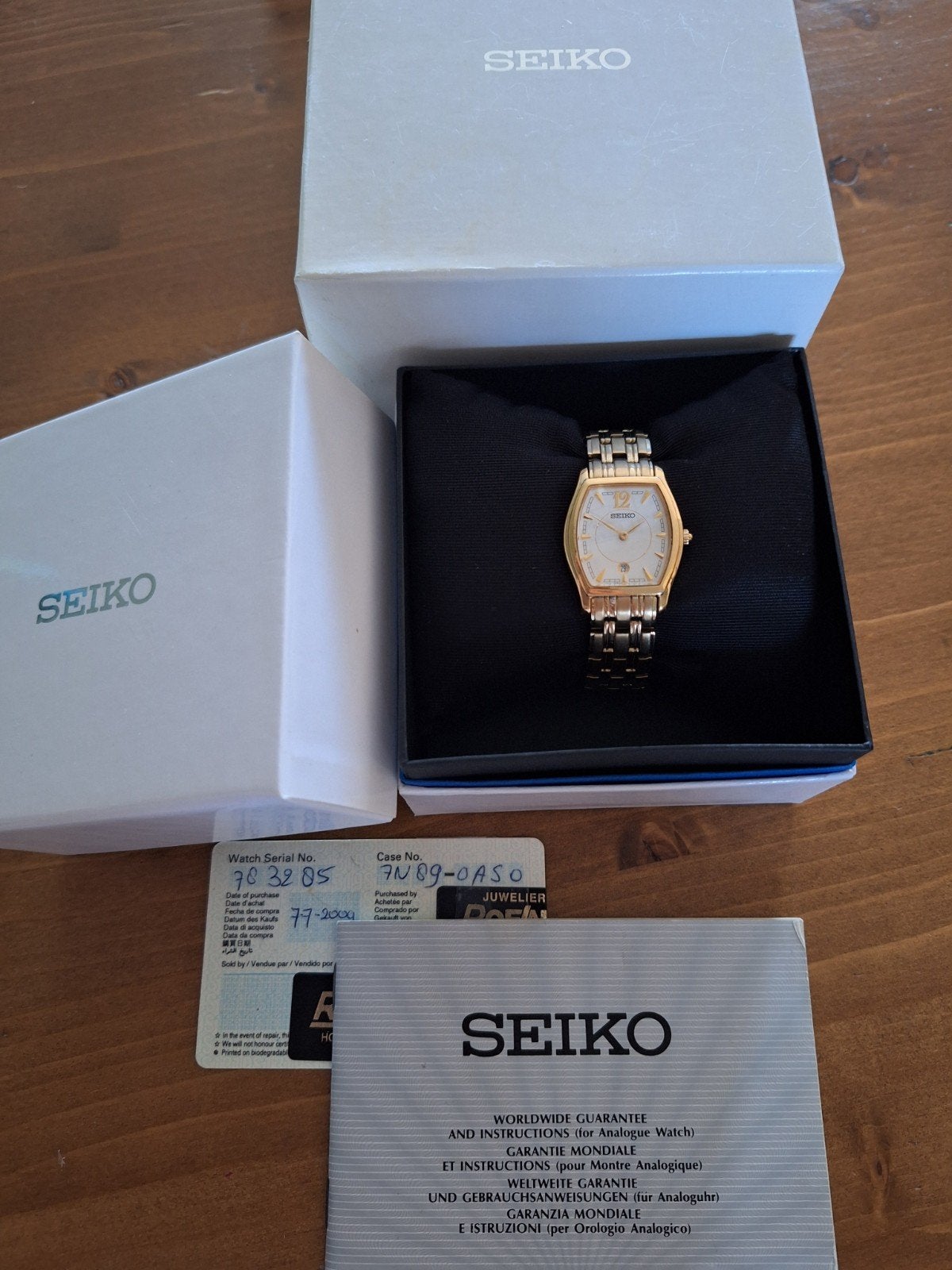 Seiko Dames Polshorloge Goudkleurig, Polshorloge, Overige materialen, Ophalen of Verzenden, Overige materialen