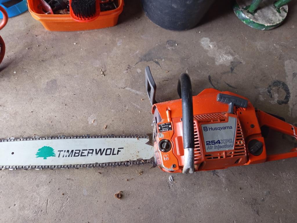 Husqvarna 254 XPG motorzaag kettingzaag, Ophalen of Verzenden, Gebruikt, Husqvarna