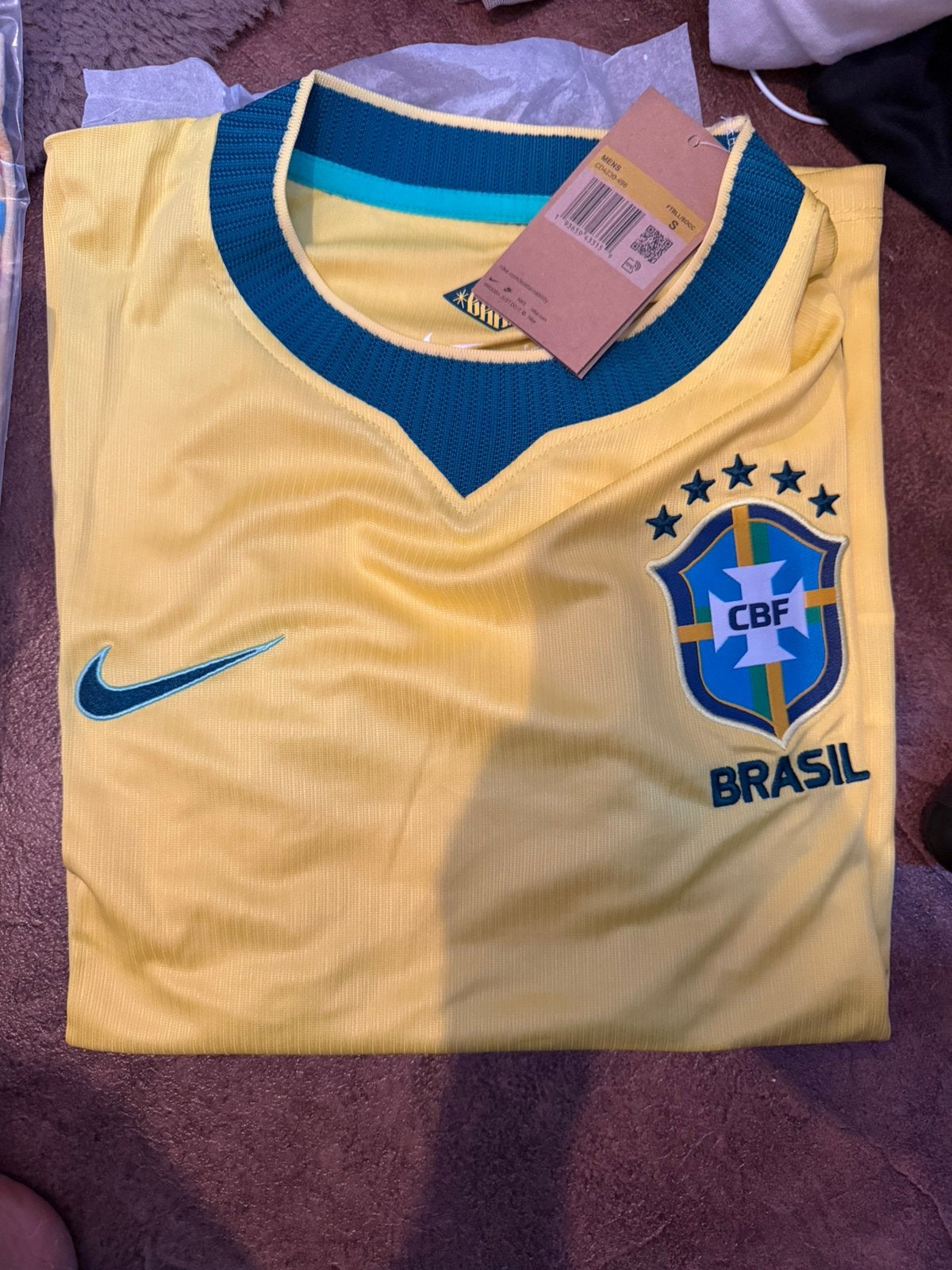 Brazilie wk shirt maat S en M, Ophalen of Verzenden, Zo goed als nieuw, Kleding