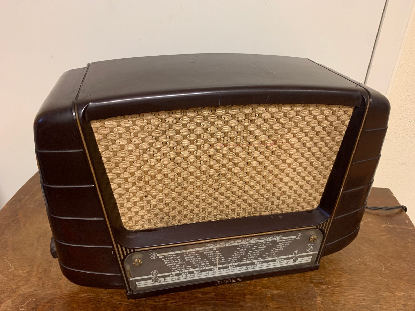 Erres KY534 buizenradio origineel, werking onbekend, Ophalen