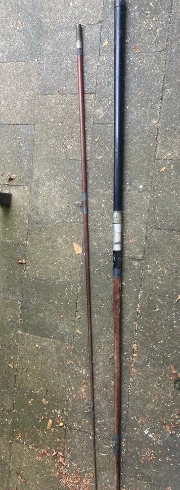 Oude vishengel - Vintage hengel voor de liefhebber, Ophalen of Verzenden, Gebruikt, Complete hengel