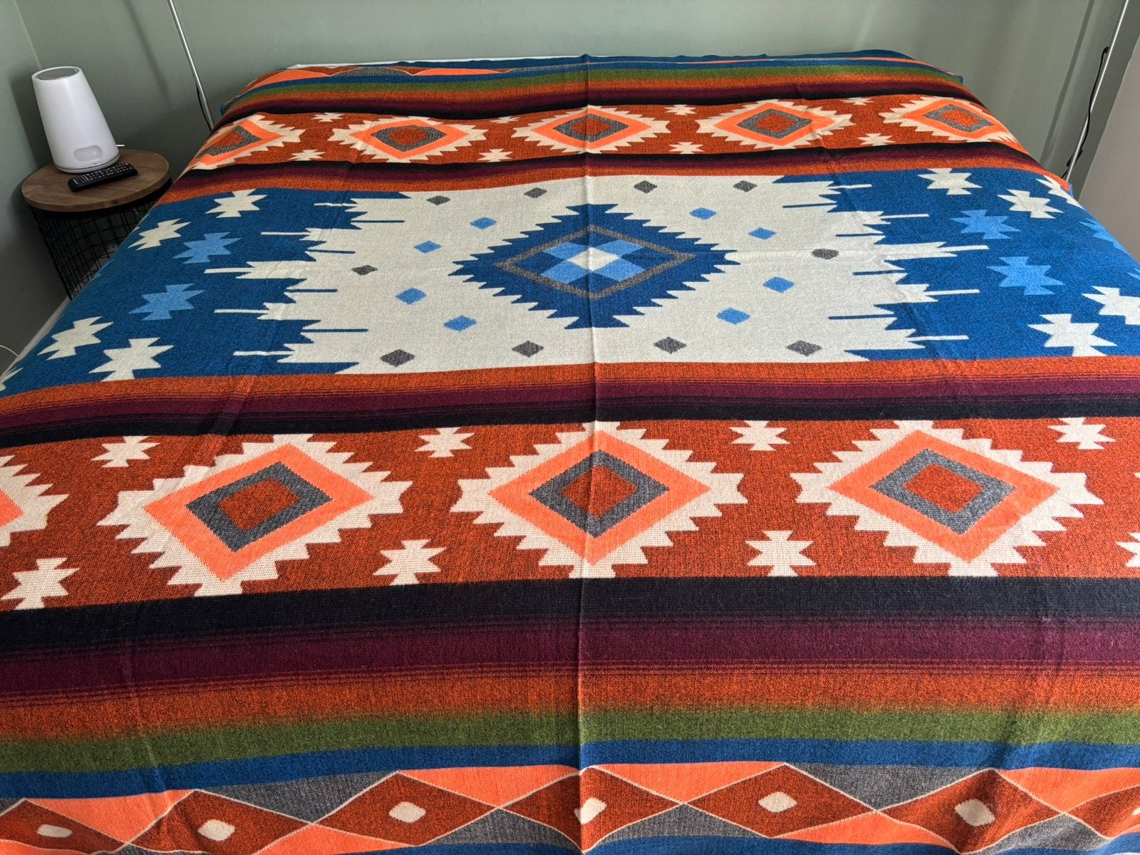 NIEUW! Alpaca wol kleed deken plaid sprei handmade boho ruit, Ophalen of Verzenden, Nieuw