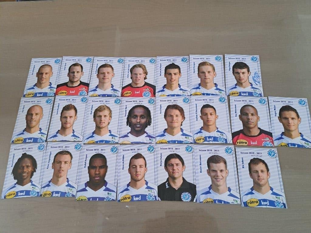 22 spelerskaarten De Graafschap 10-11, Ophalen of Verzenden, Zo goed als nieuw, Spelerskaart