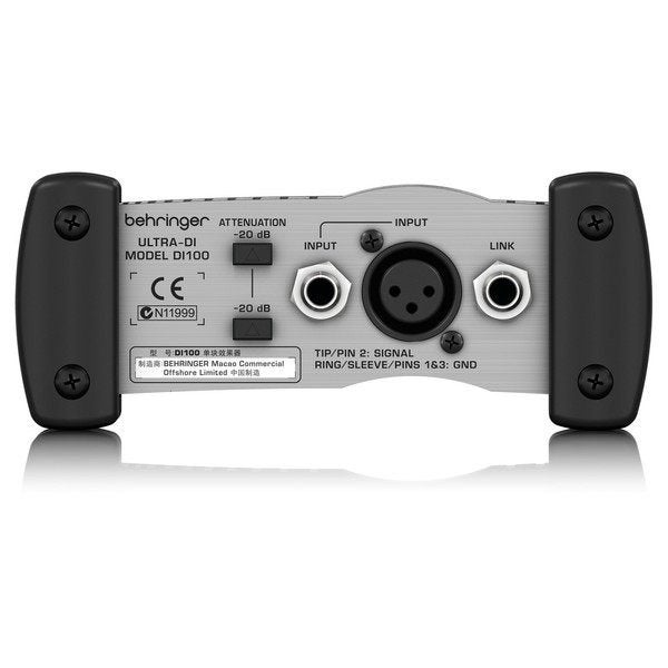 Behringer ULTRA-DI DI100 – Actieve DI box, ., Overige typen, Nieuw, Ophalen of Verzenden