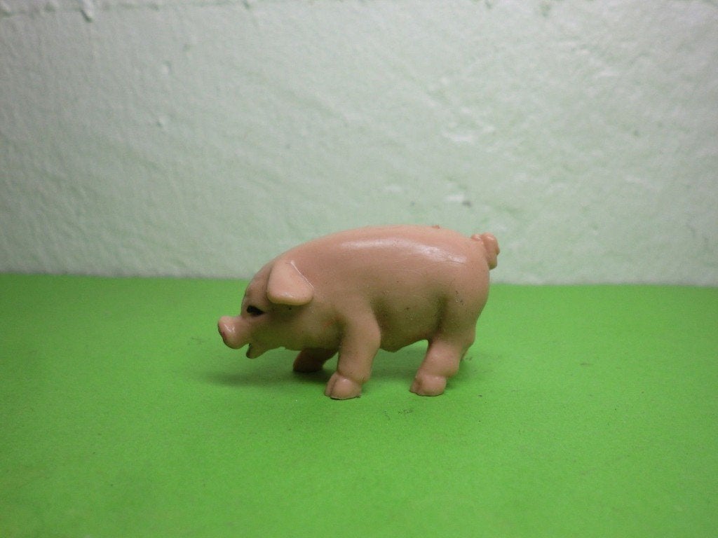 Schleich classic varken gemaakt voor de fa Caro, Verzamelen, Dierenverzamelingen, Verzenden, Gebruikt, Boerderijdier, Beeldje of Figuurtje