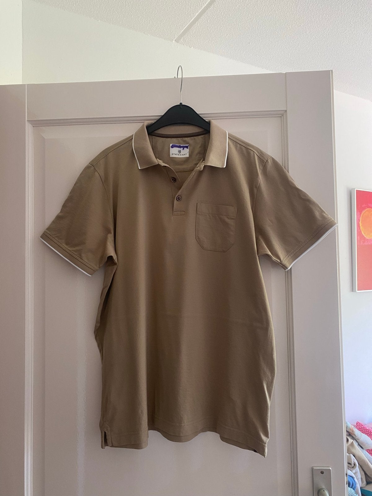 Bruine State of Art Polo Maat L - Zo goed als nieuw, Ophalen of Verzenden, Zo goed als nieuw, Bruin