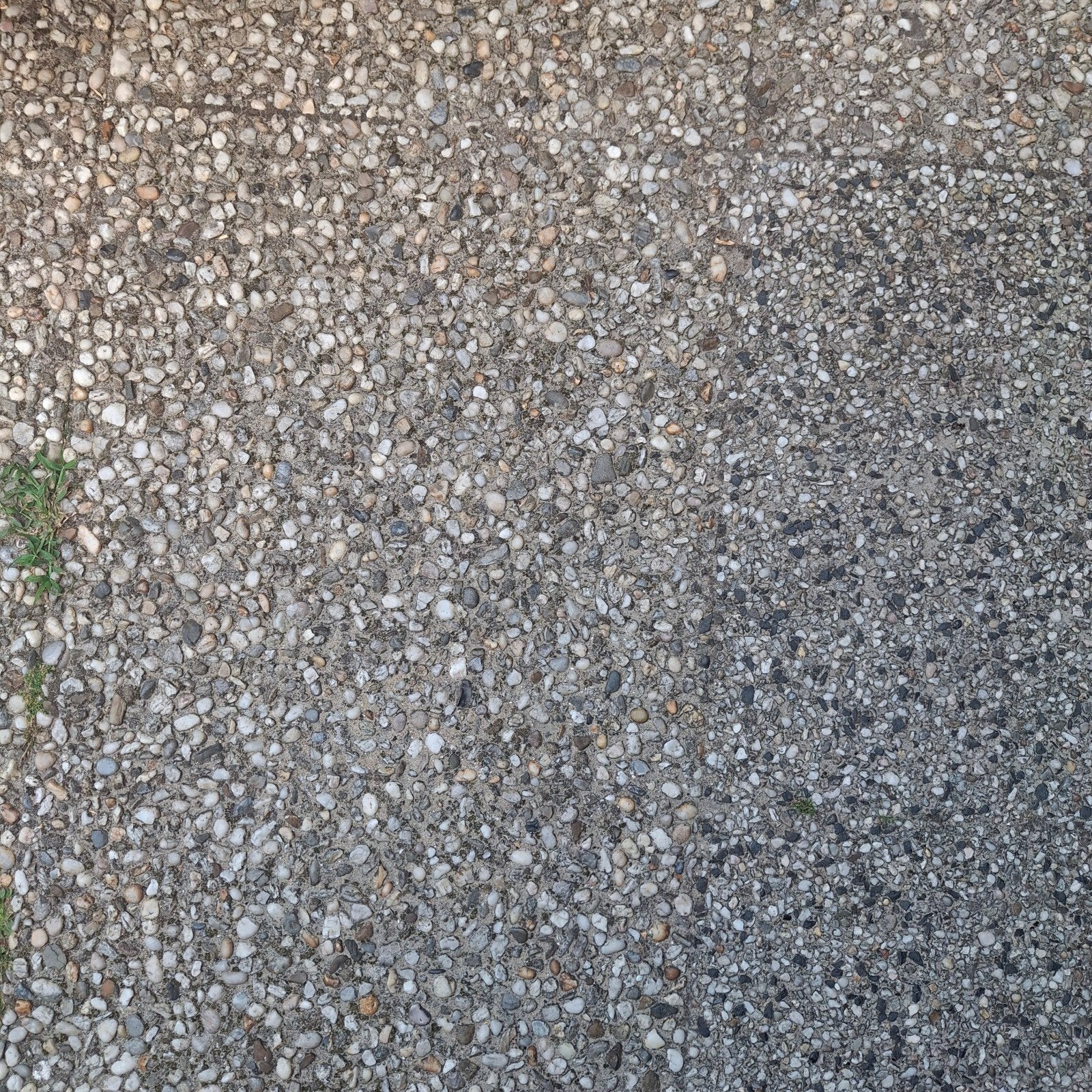 Gratis 104 grindtegels 50x50 cm – ca. 26 m², Ophalen, Gebruikt, 10 m² of meer, Grind