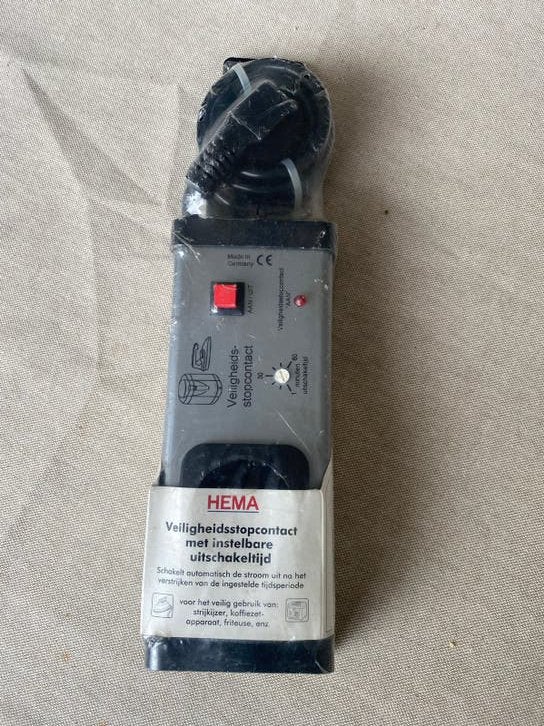 Nieuwe HEMA Veiligheidstopcontact met uitschakeltijd, Ophalen, Nieuw