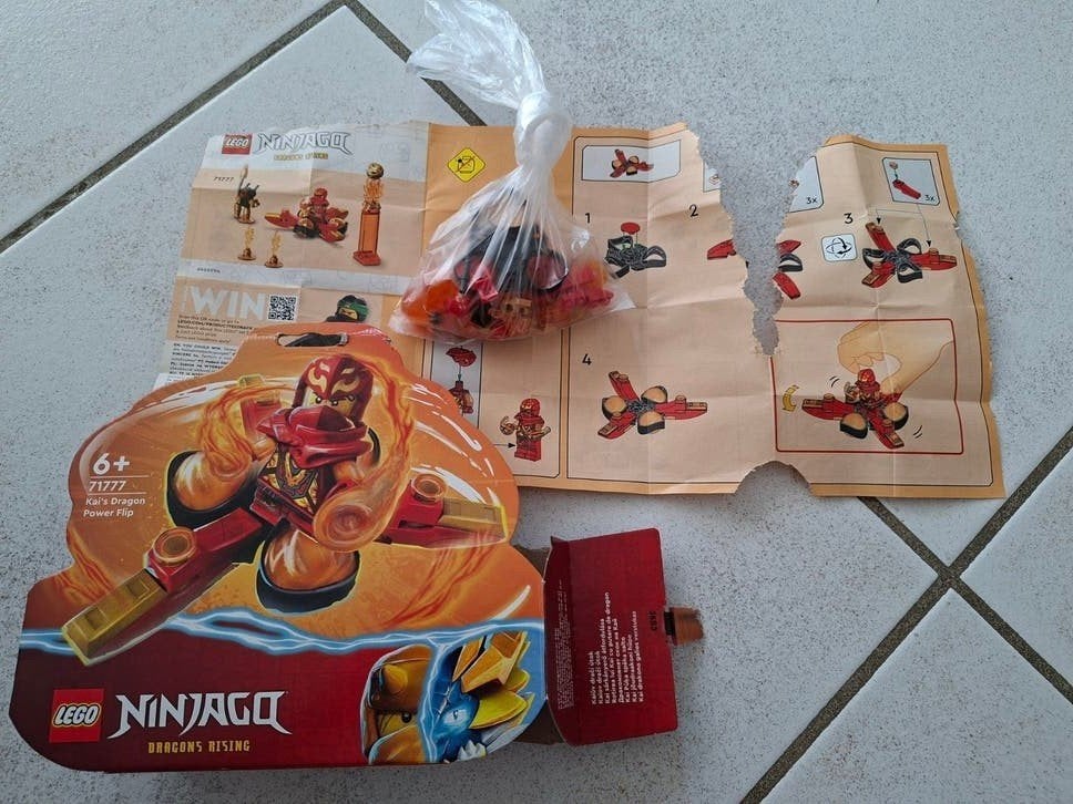 LEGO Ninjago 71777 Kai's Draken Power Flip, Gebruikt, Lego, Ophalen of Verzenden, Compleet