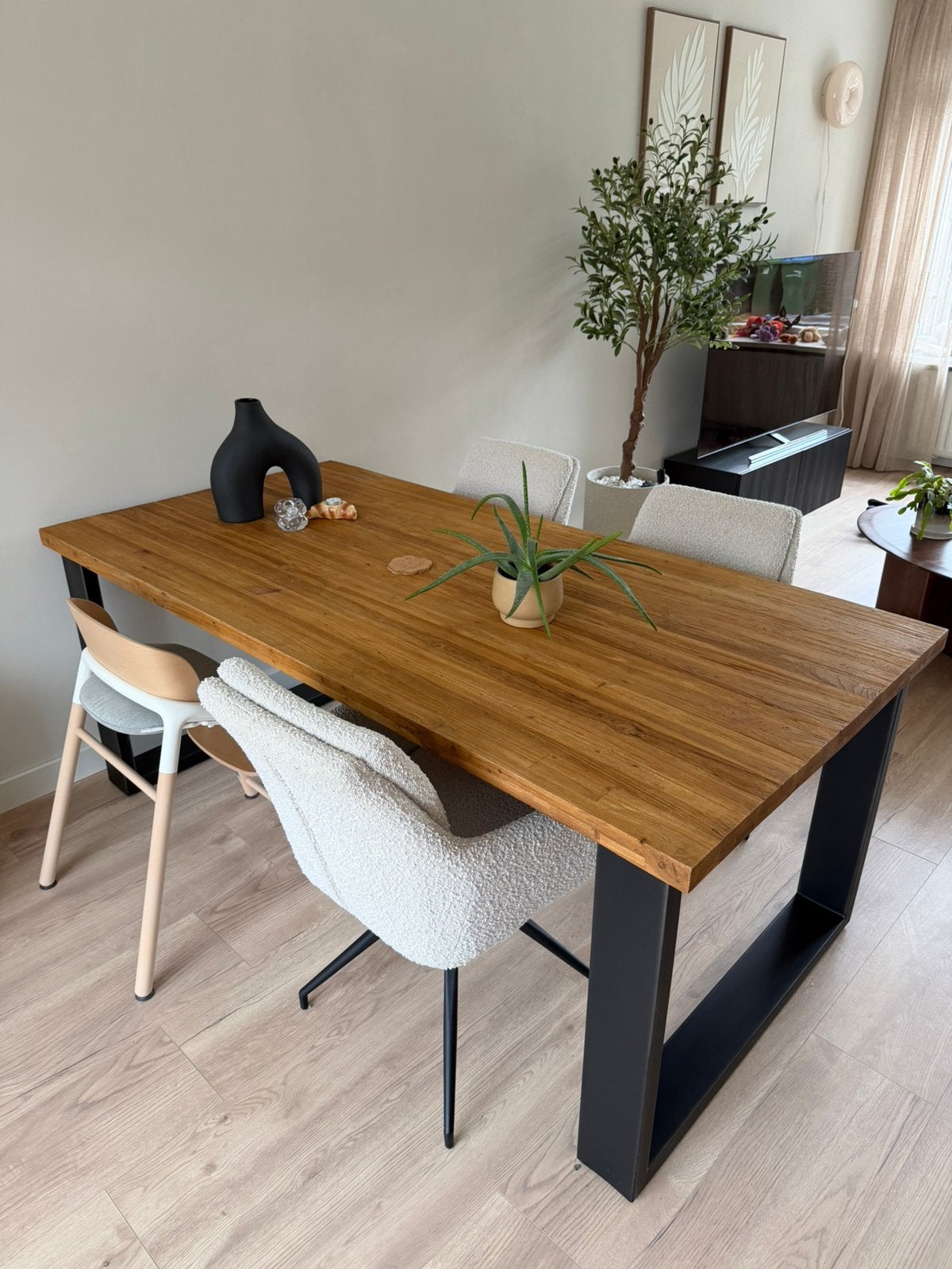 Eet tafel Romaro teak mix van Pronto, Ophalen, Teakhout, Pronto Romaro, 50 tot 100 cm