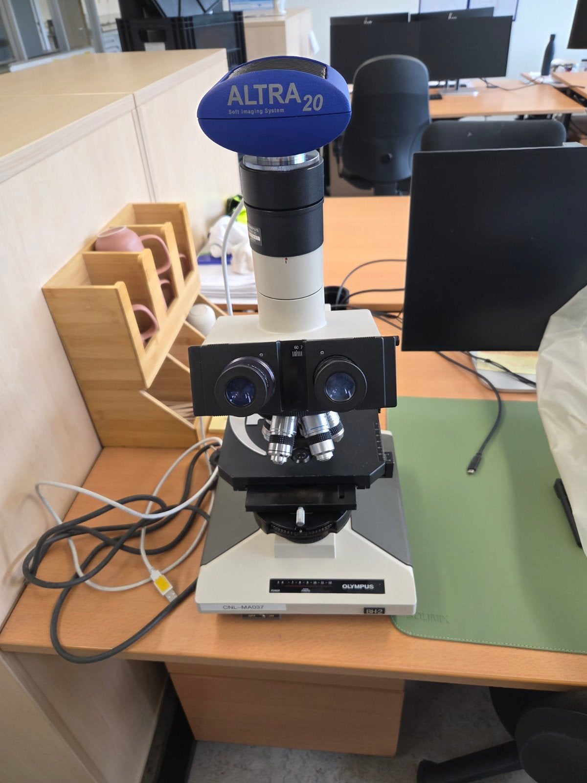 Olympus BH2 Microscoop, Audio, Tv en Foto, Optische apparatuur | Microscopen, Ophalen, Gebruikt