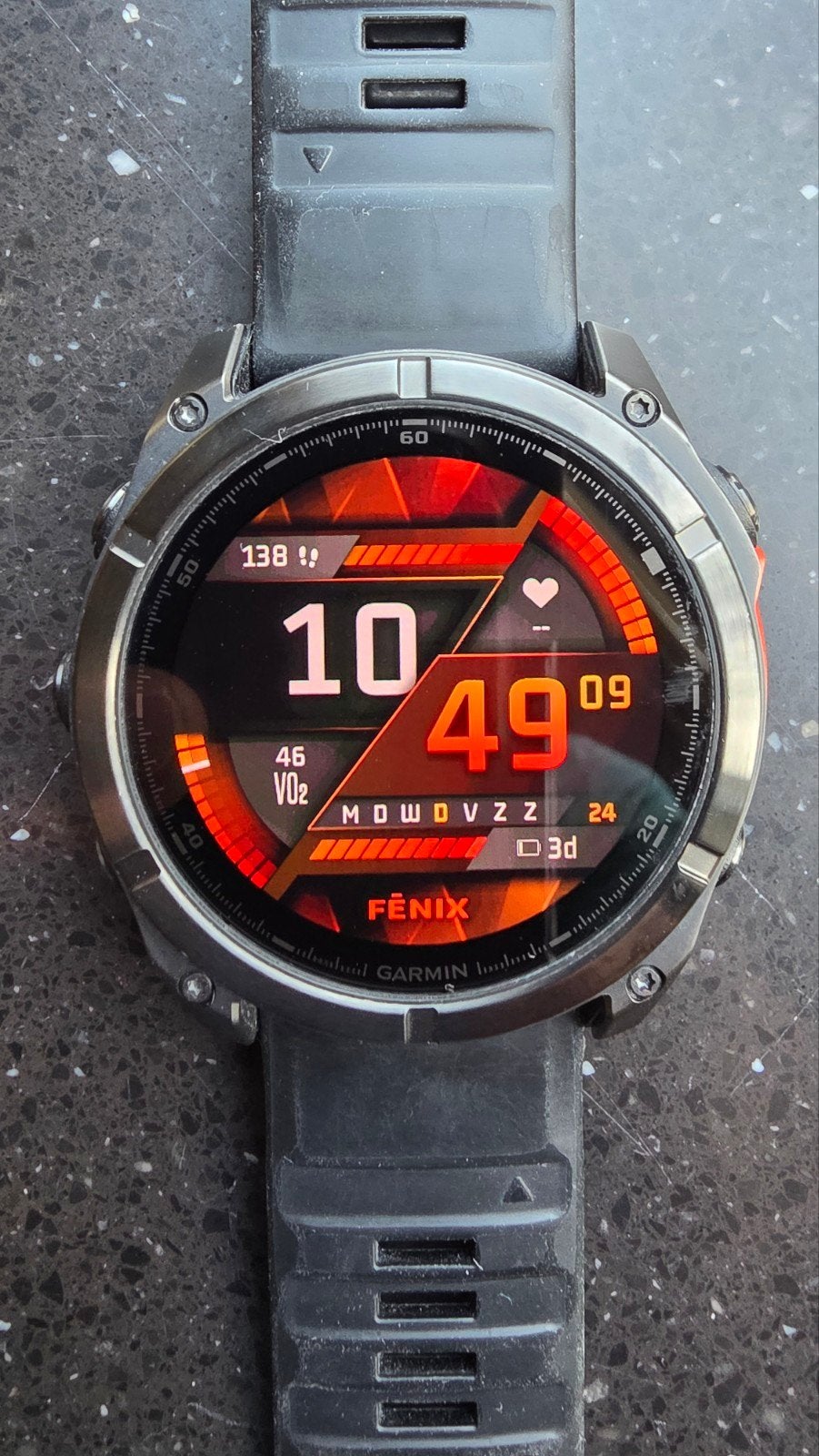 Garmin Fenix 8 OLED 51mm - Nog meer dan een  jaar garantie, Ophalen, Zwart, Garmin, Zo goed als nieuw