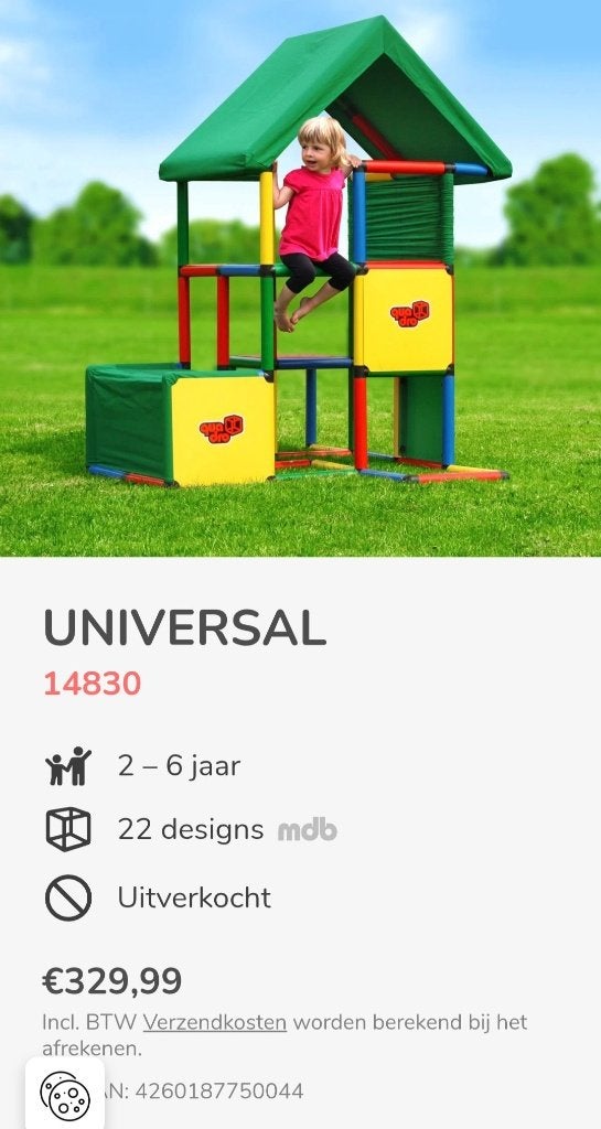Quadro speelgoed, Ophalen, Zo goed als nieuw, Glijbaan