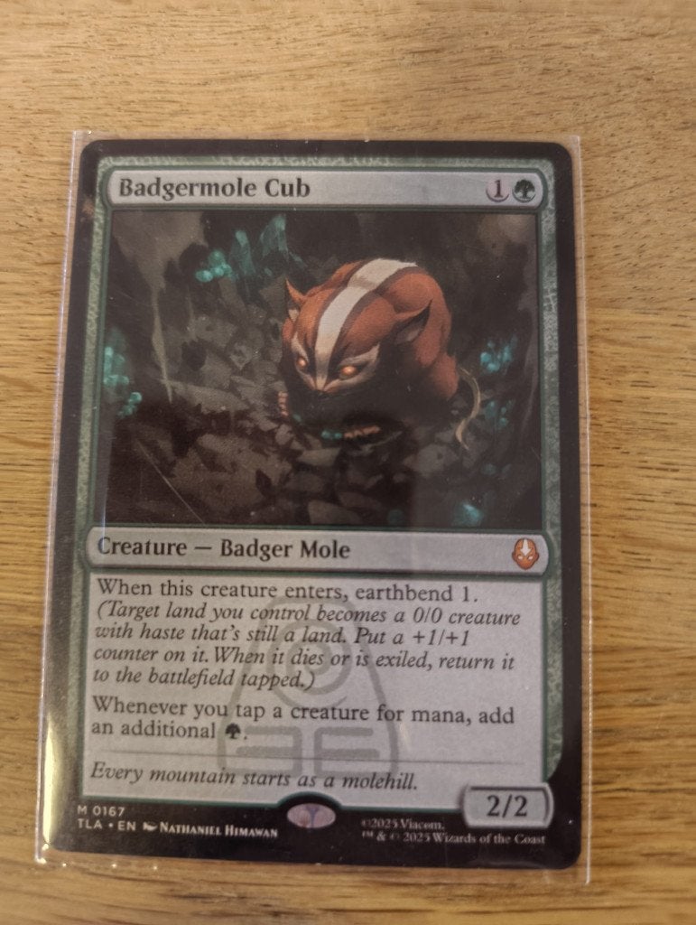 Badgermole cub Magic the gathering, Ophalen of Verzenden, Nieuw, Losse kaart